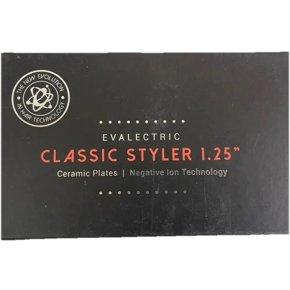 Evalectric Classic Styler Peach Please Ceramic Plate Negative Ion Straightener